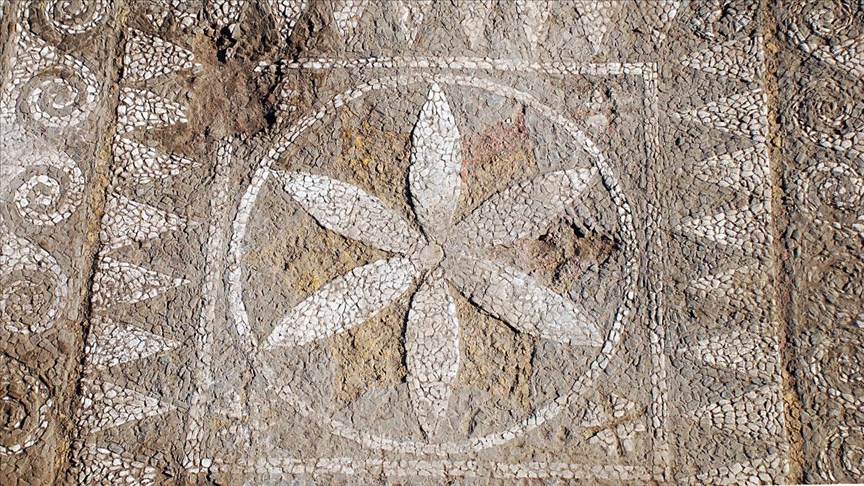 A 2200-Year-Old Well-Preserved Mosaic Unearthed in Assos