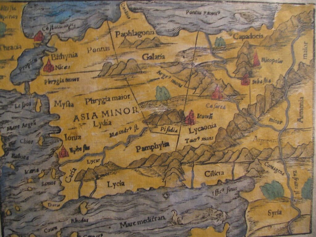 Paphlagonian map