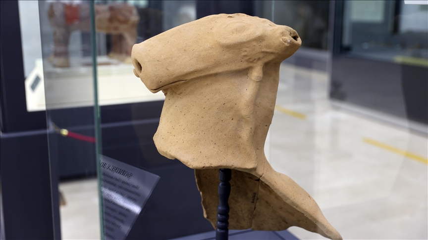 Hittite Bull-Headed Jug Piece