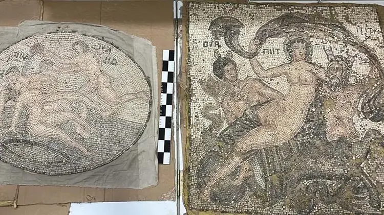 Rare Mosaics Seized in Gaziantep: 3 Detained in Historic Artifact Operation