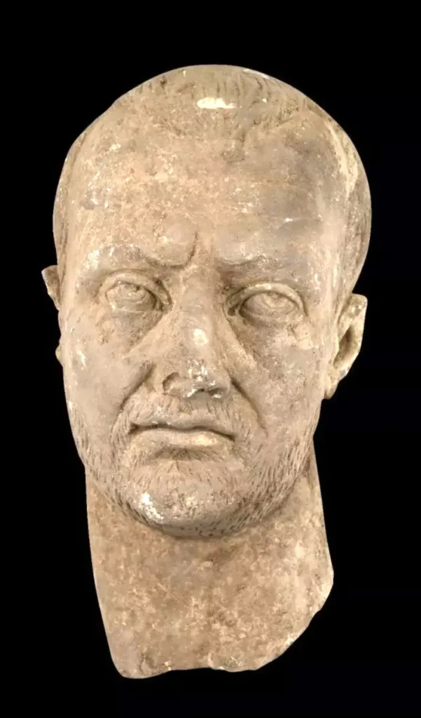 Roman Emperor's Shadow Appears in Aspendos: 1,700-Year-Old Statue Head Found