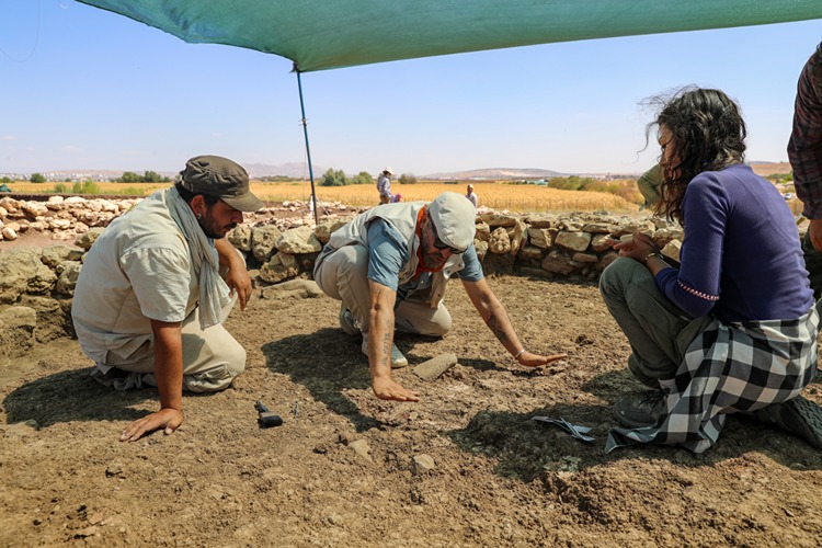 9,500-Year-Old Communal Structure with Red Floor Discovered at Türkiye’s Çayönü Tepesi