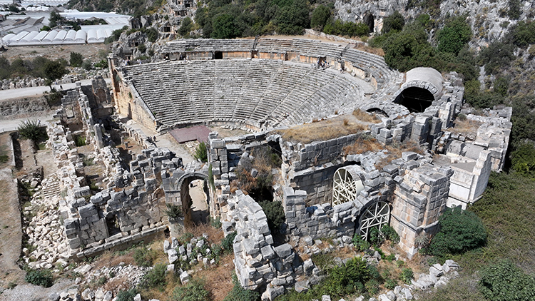 Myra’s Roman Theatre to Be Rebuilt Using Original Stones in Antalya