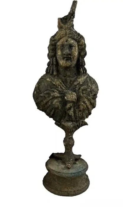 Bronze Bust of Egyptian Goddess Isis Discovered at Satala, a Roman Military Fortress in Northern Türkiye