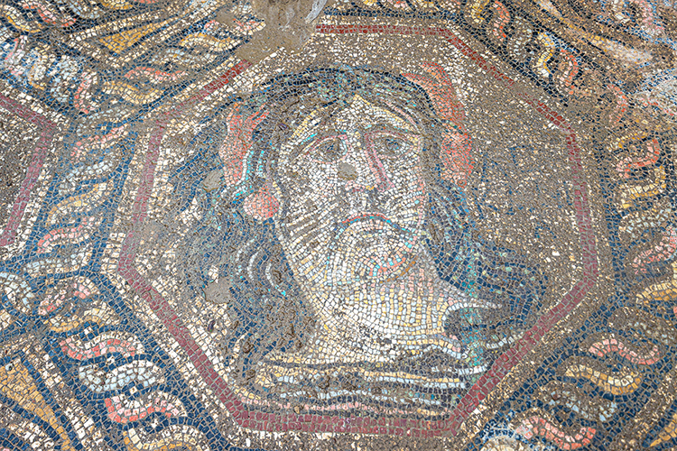 A Roman Mosaic Found 11 Years Ago in Iznik Is Finally Being Revealed: The Askania Figure Emerges