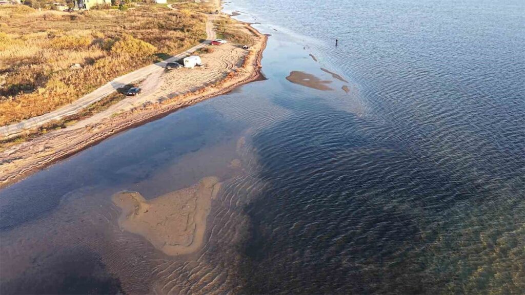 Ancient Hytos Harbor Emerges as Sea Recedes in the Gulf of Erdek