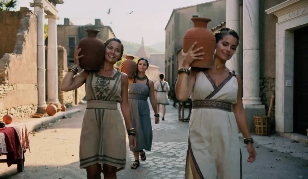 Roman City of Pompeiopolis Reconstructed with AI