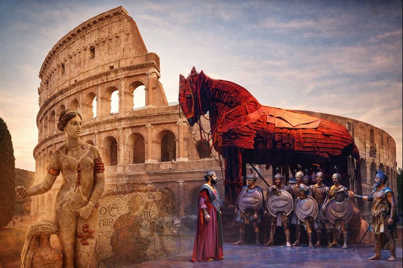Troy to Take Center Stage at Rome’s Colosseum in Major 2026 Exhibition