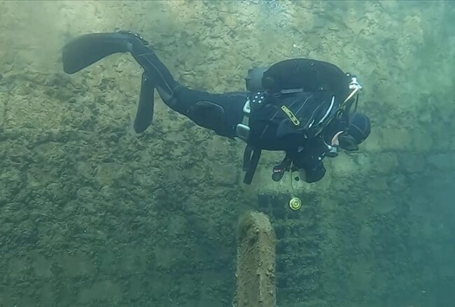 2,400-Year-Old Submerged City Remains Filmed Beneath Dicle Dam in Diyarbakır