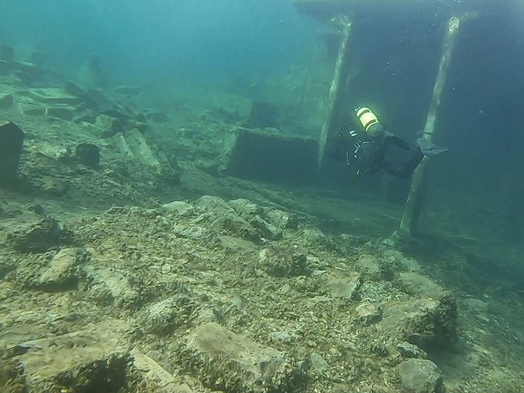 2,400-Year-Old Submerged City Remains Filmed Beneath Dicle Dam in Diyarbakır
