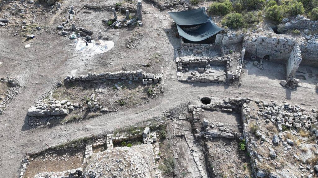 Ottoman Village Square Discovered at Sillyon Ancient City in Antalya