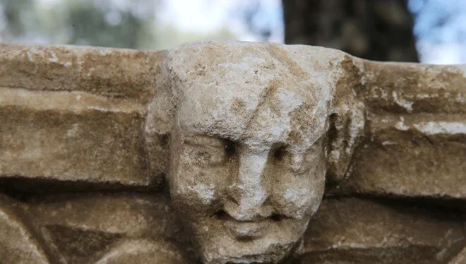 A torch and a figurative head of Hecate were found in the 3,000-year-old Lagina Hecate Sanctuary