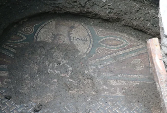Illegal Excavation in Türkiye’s Tokat Uncovers Rare Roman Mosaic