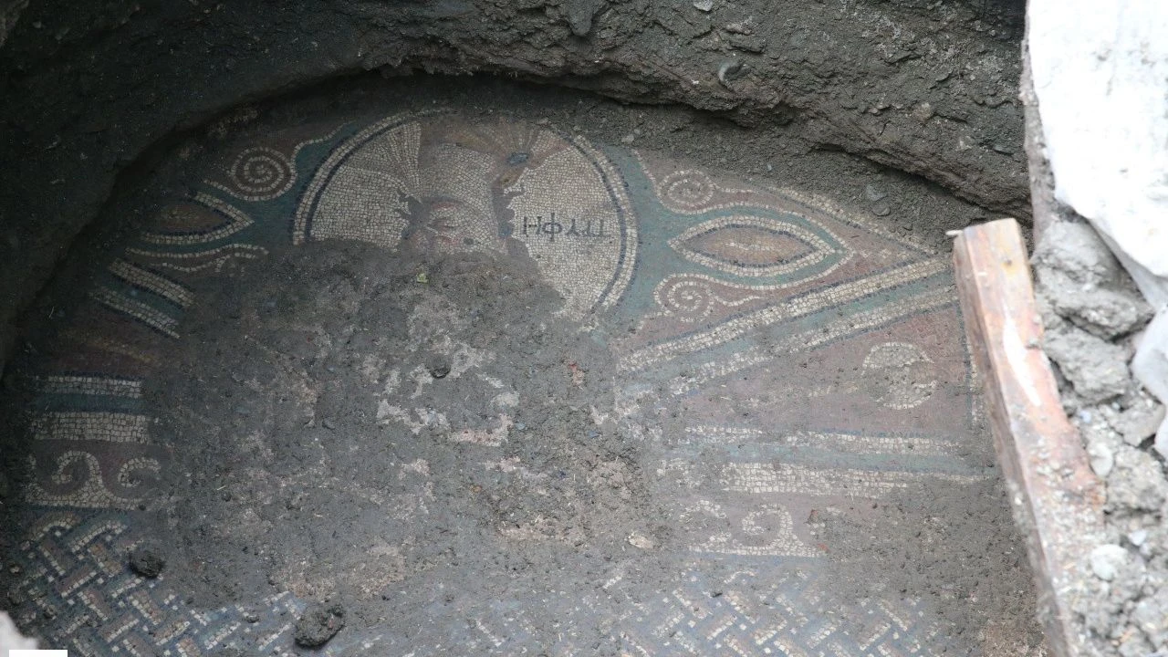 Illegal Excavation in Türkiye’s Tokat Uncovers Rare Roman Mosaic