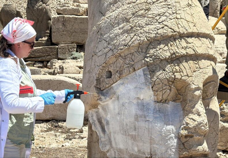 Nano Lime Technology Strengthens Giant Statues on Mount Nemrut