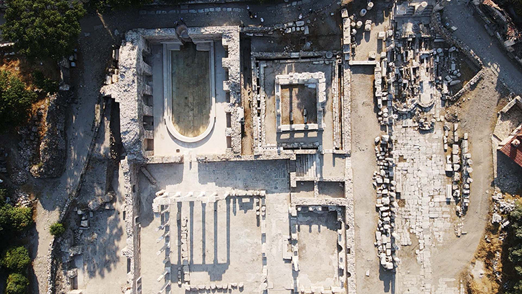 Water Flows Again After 1,900 Years in the Roman Bath of the “City of Gladiators” Stratonikeia