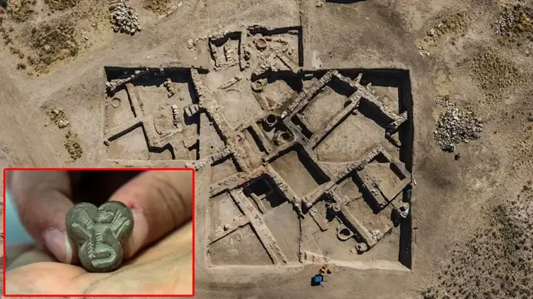 3,500-Year-Old Seal Depicting an Eagle-Headed Human Found in Karahöyük