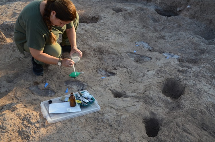 7,000-Year-Old Ubaid-Period Human Footprints Unearthed at Tell Kurdu Mound