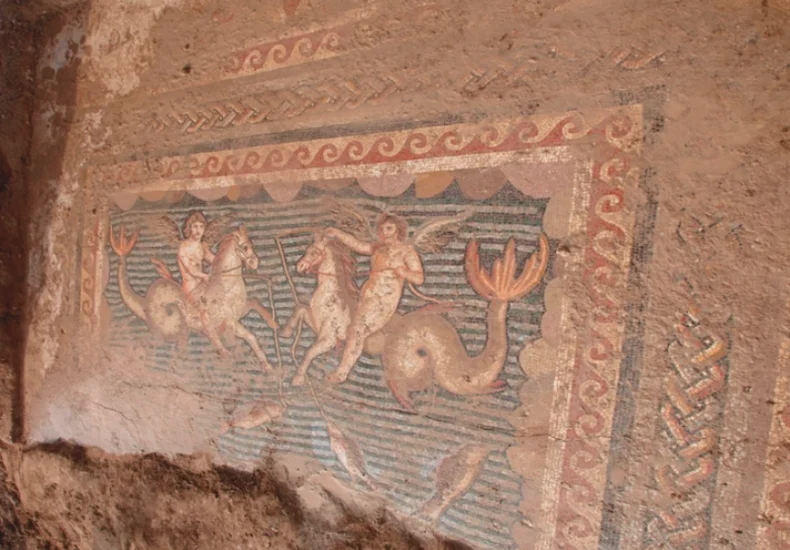Unique in the World: The Eros Mosaic from Yumurtalık Shows the God of Love Fishing on a Hippocampus