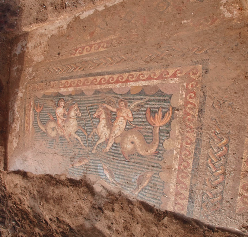 Unique in the World: The Eros Mosaic from Yumurtalık Shows the God of Love Fishing on a Hippocampus