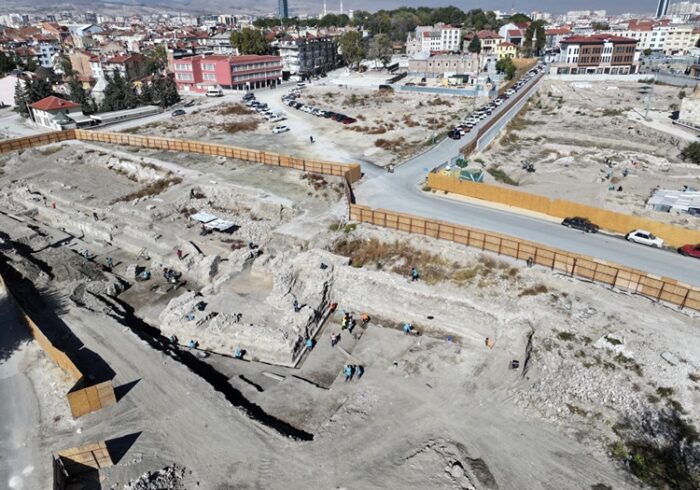 Foundation of One of the Twelve Gates Built Against the Mongol Threat Unearthed in the Seljuk Capital Konya