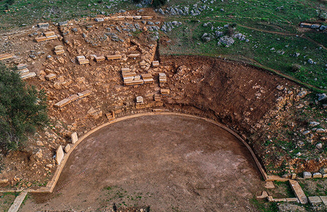 “Lonidos” Inscribed Seat Discovered in 5,000-Year-Old Ancient Theatre1