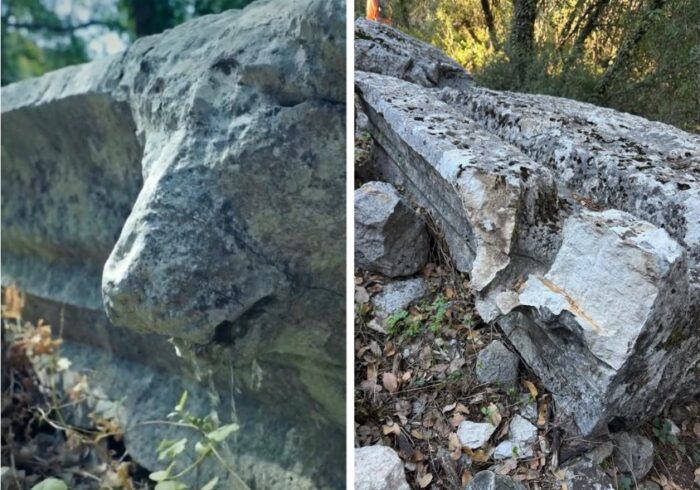 2,000-Year-Old Lion-Headed Gargoyle Damaged at Termessos