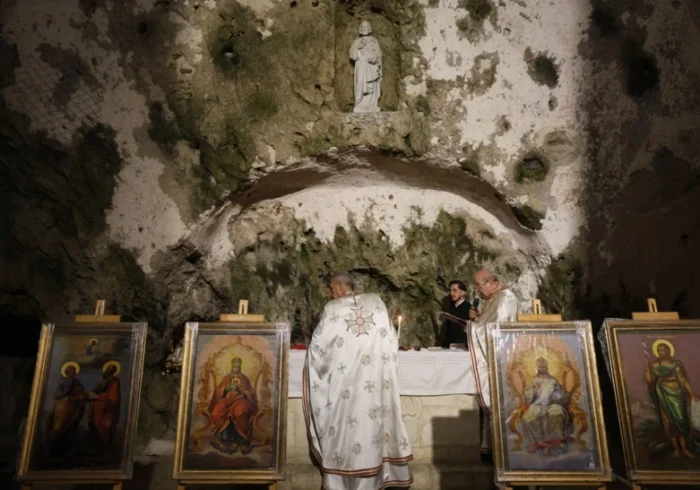 Christmas Liturgy Held at the World’s Oldest Cave Church in Antakya