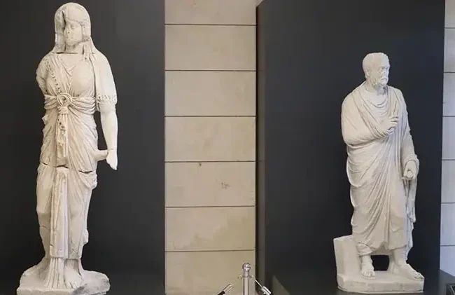 Sculpted Faces from Ancient Lykos