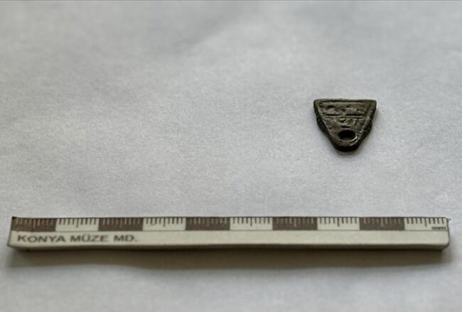 Seljuk-Era Bronze Amulet Discovered at Ancient Lystra