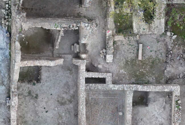 1,500-Year-Old Greek Inscription Mosaic Reading “Let the Envious Burst” Discovered in Syedra