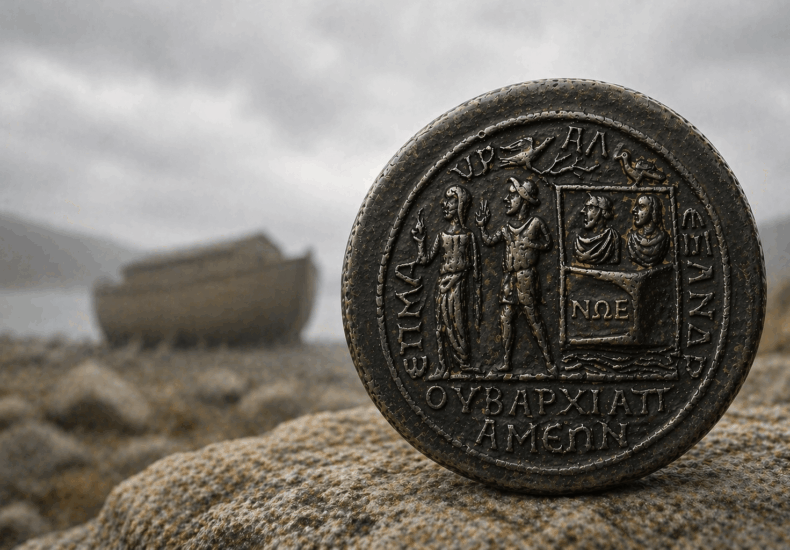2,000-Year-Old Roman Coin from Apameia Reveals One of the Earliest Depictions of Noah’s Ark