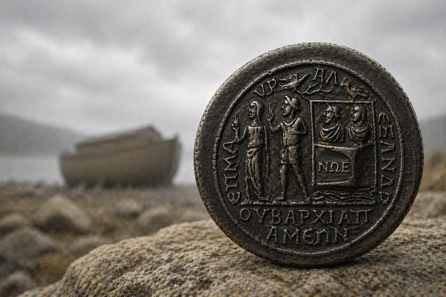 2,000-Year-Old Roman Coin from Apameia Reveals One of the Earliest Depictions of Noah’s Ark